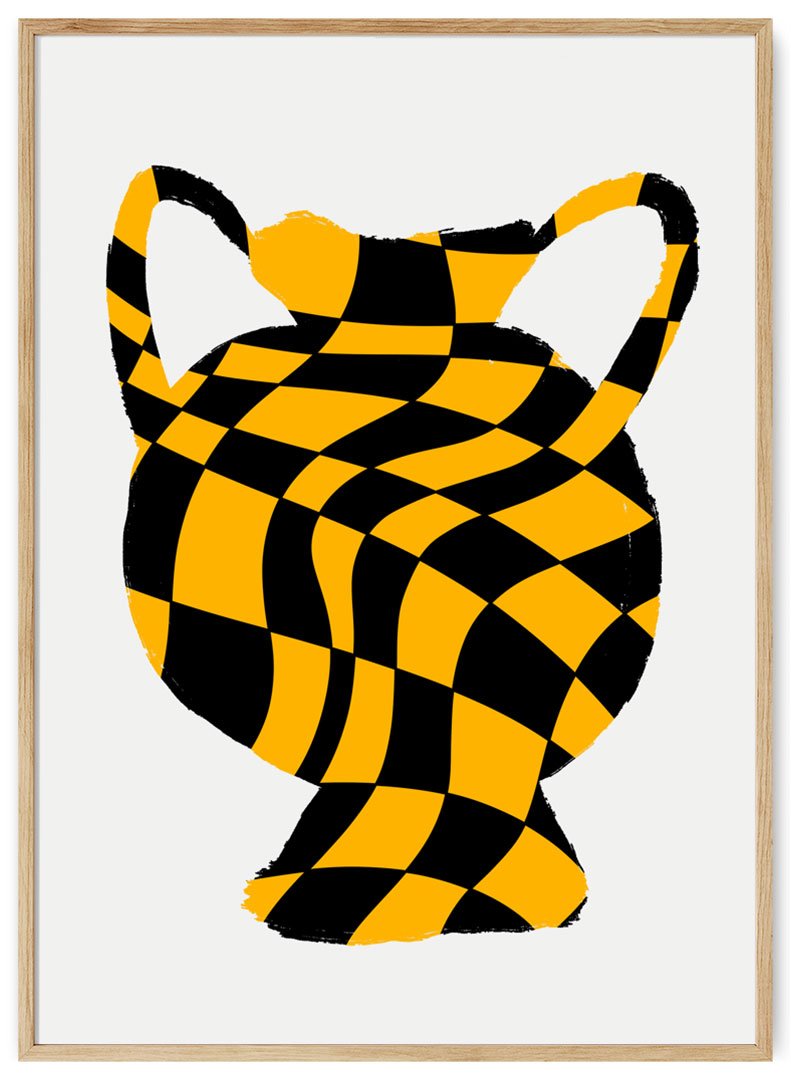geltonai juoda vaza plakatas-4
