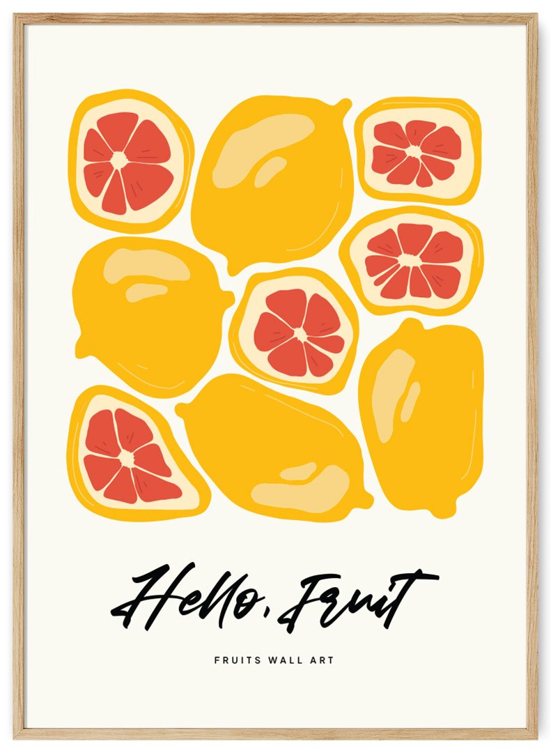 greipfrutai plakatas