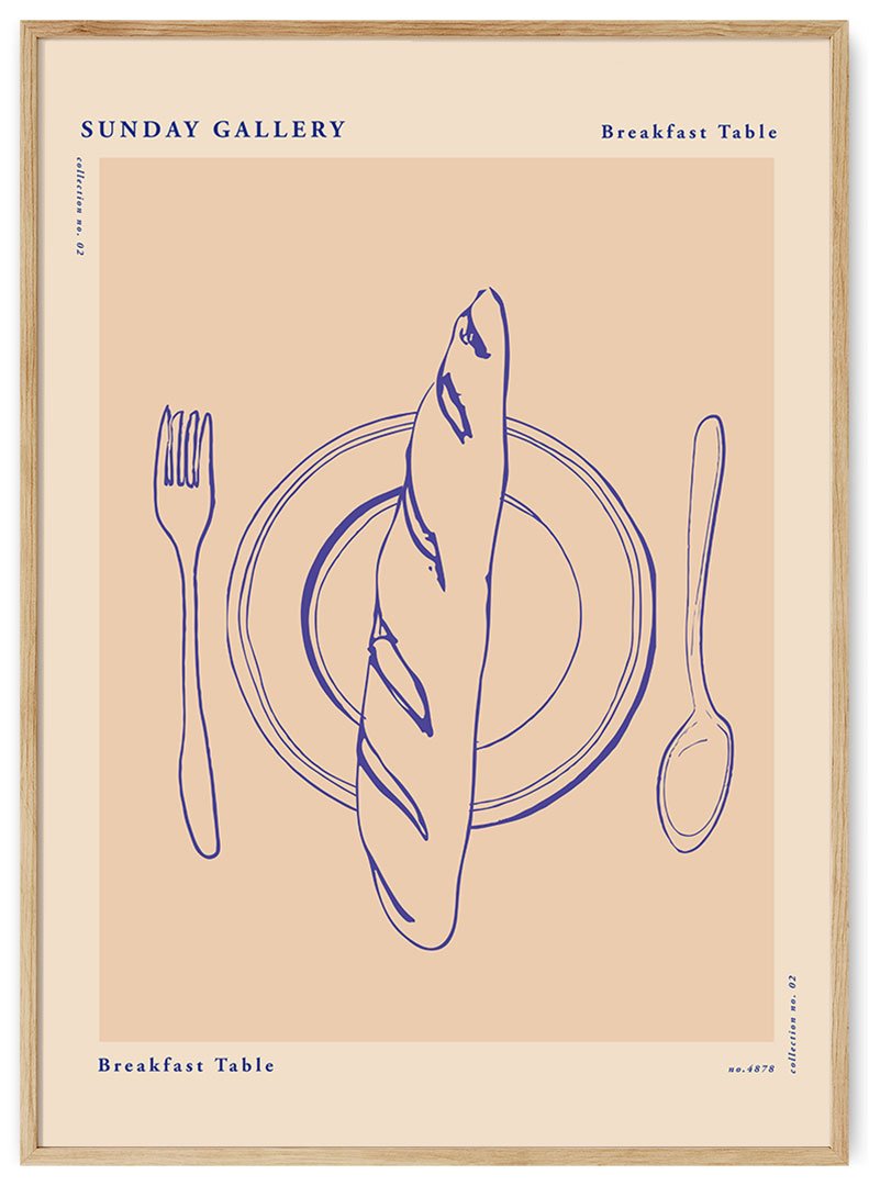 prancuziskas batonas plakatas