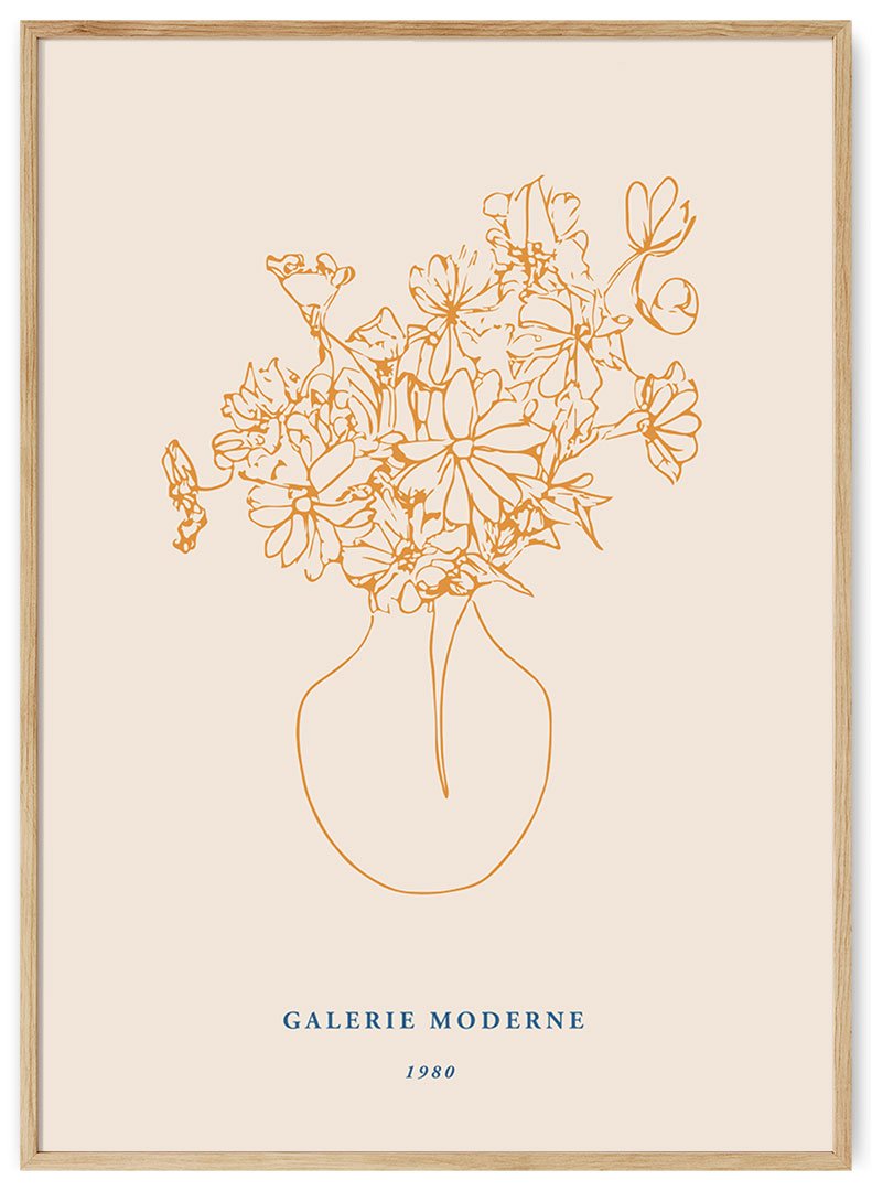 rudos lauko geles plakatas