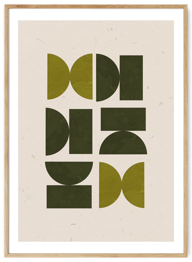 zalia retro kompozicija plakatas