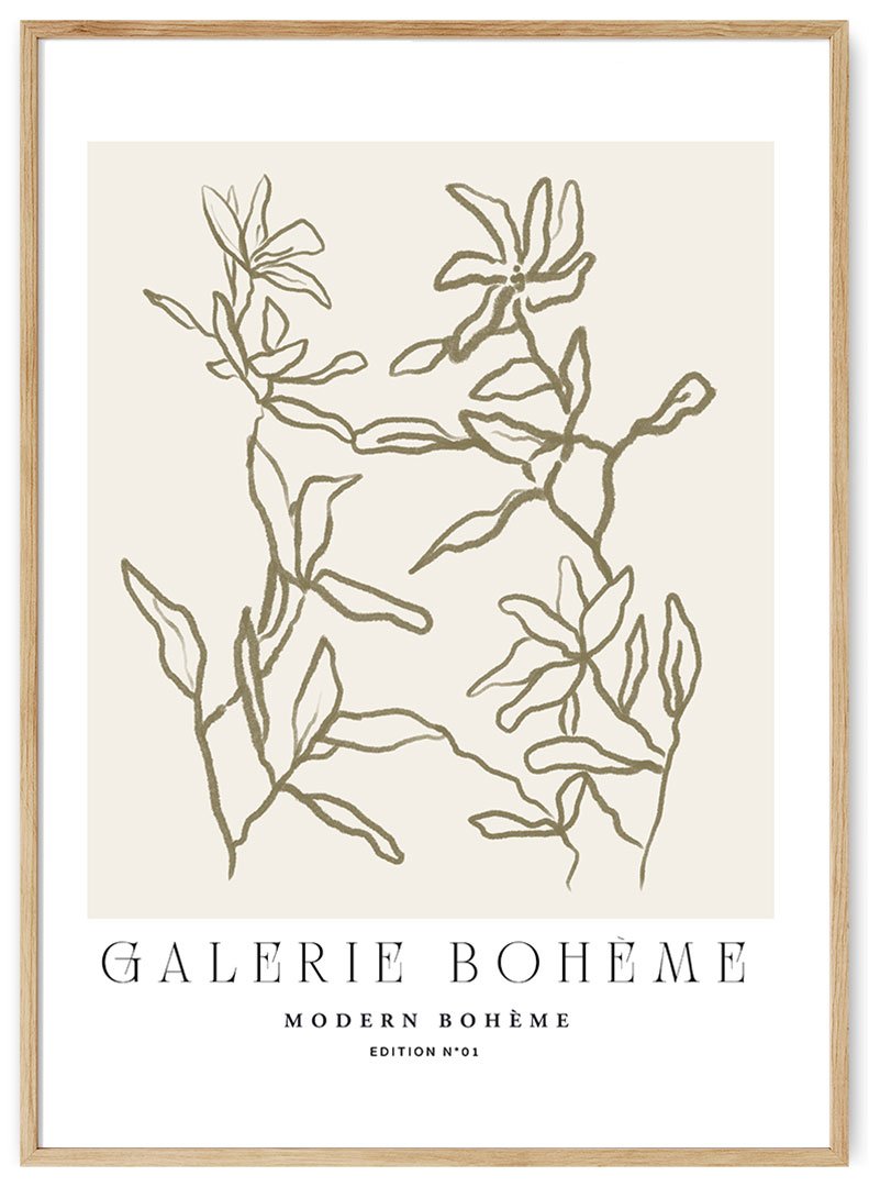 zalios sakeles plakatas