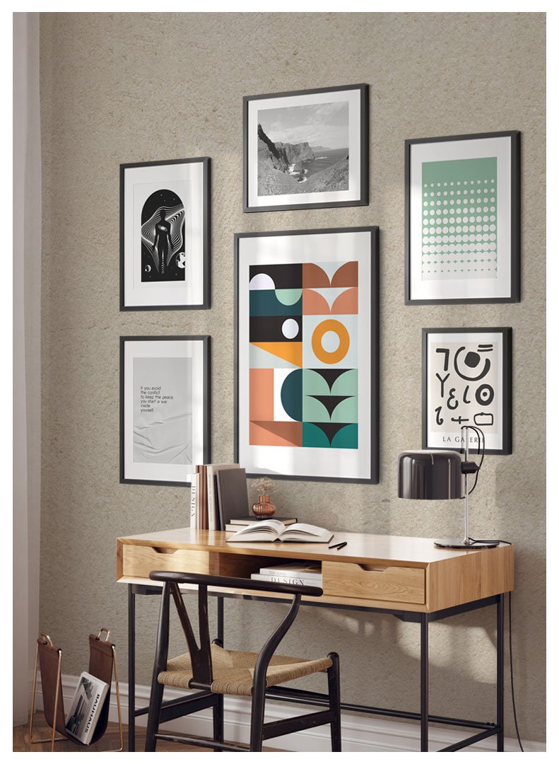 darbo stalas plakatai