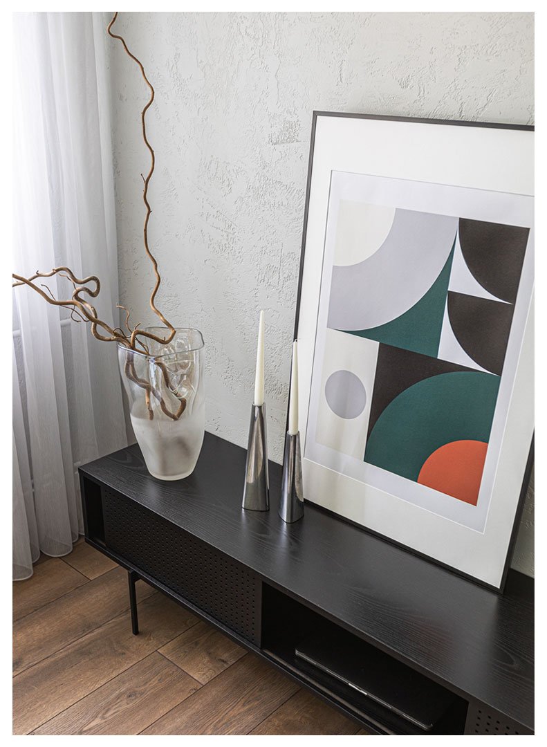 geometrines_figuros_su_zaliu_plakatas