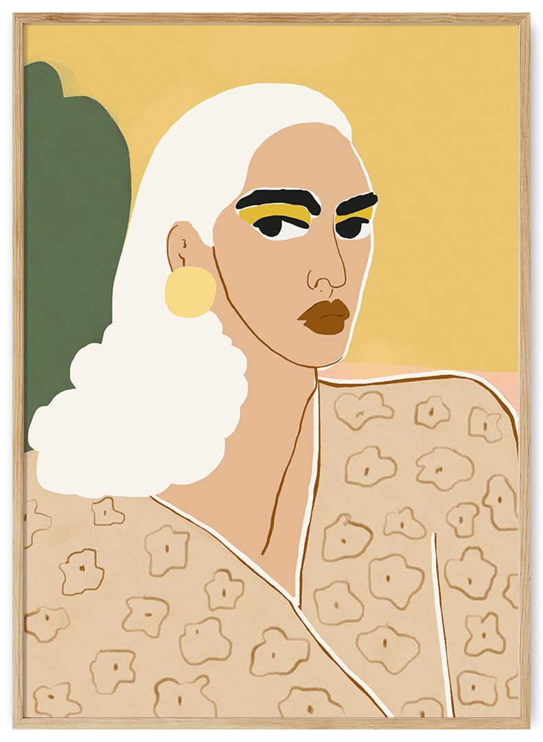 israiskinga moteris plakatas