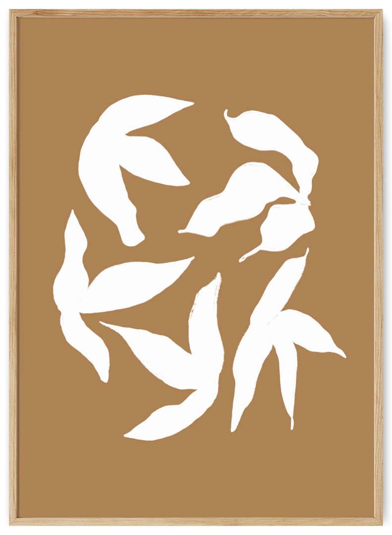 lapu abstrakcija plakatas