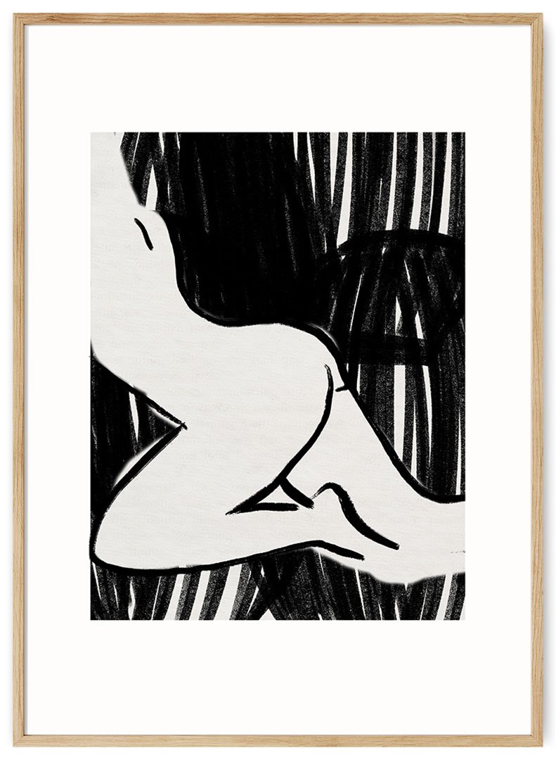 moters figuros piesinys plakatas