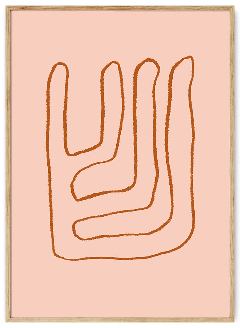 ruda organine forma plakatas