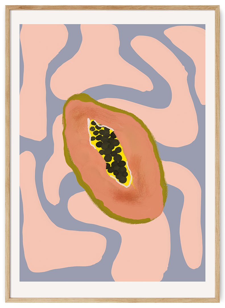 saldi papaja plakatas