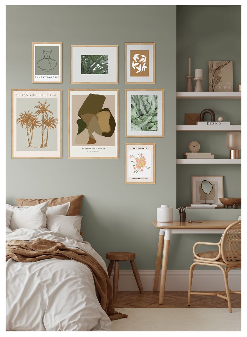 zalsvas miegamasis plakatai