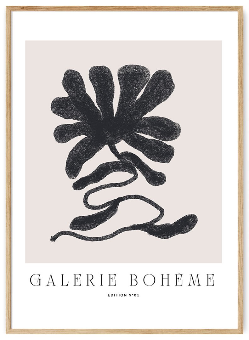 bohemiska estetika plakatas