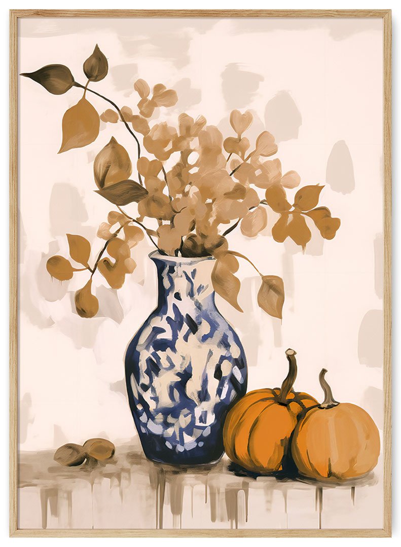 rudens natiurmortas plakatas