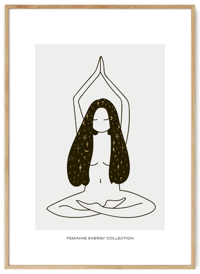 moteriska energija plakatas