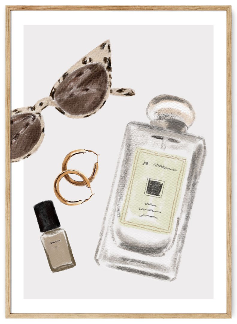 kvepalai ir aksesuarai plakatas