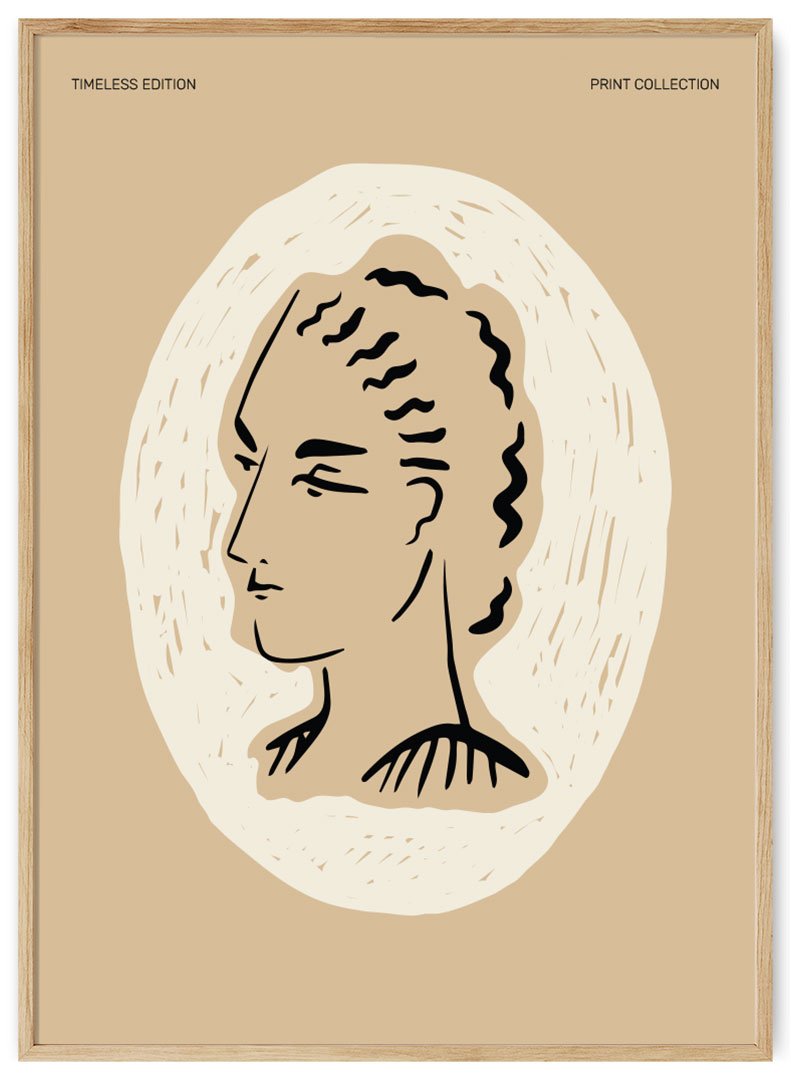 vintazinis portretas plakatas