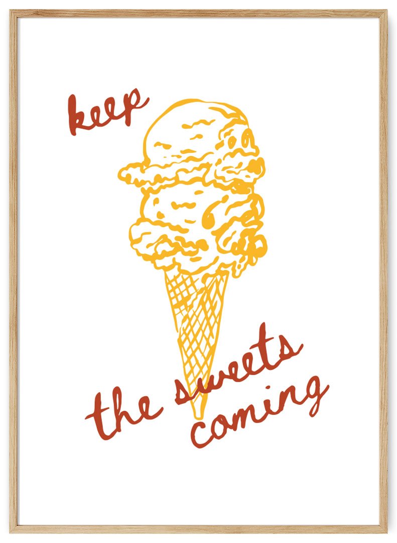 ledai vaflyje plakatas