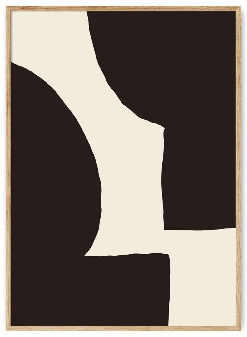 juodos detales plakatas