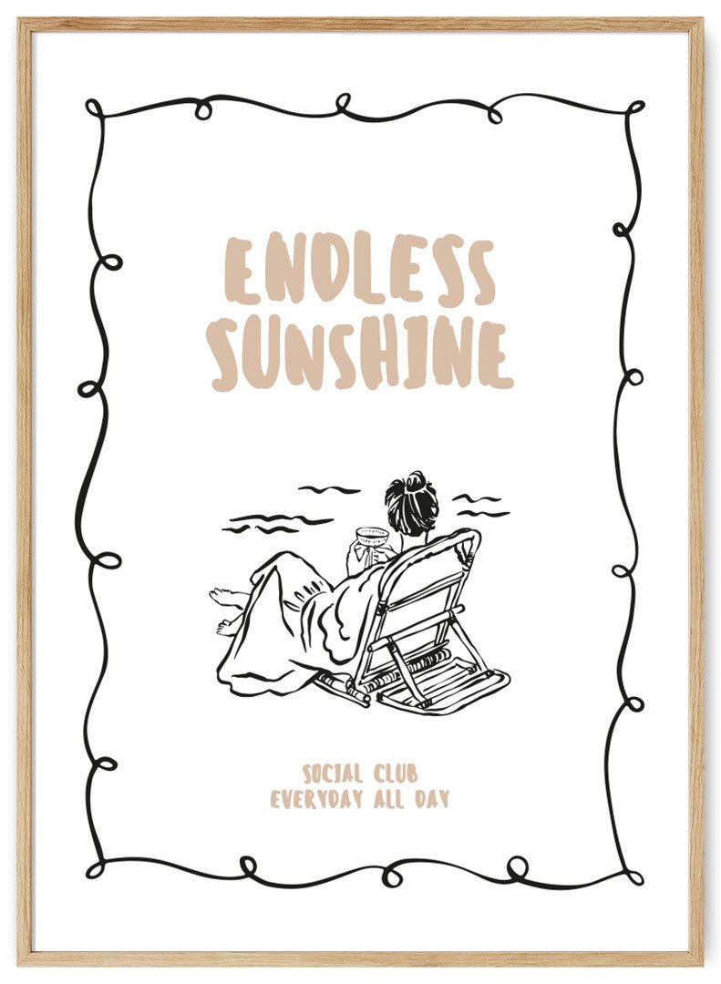 nesibaigianti saule plakatas