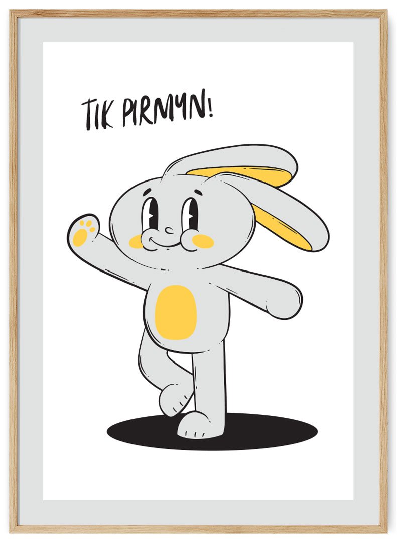 pazangus zuikis plakatas