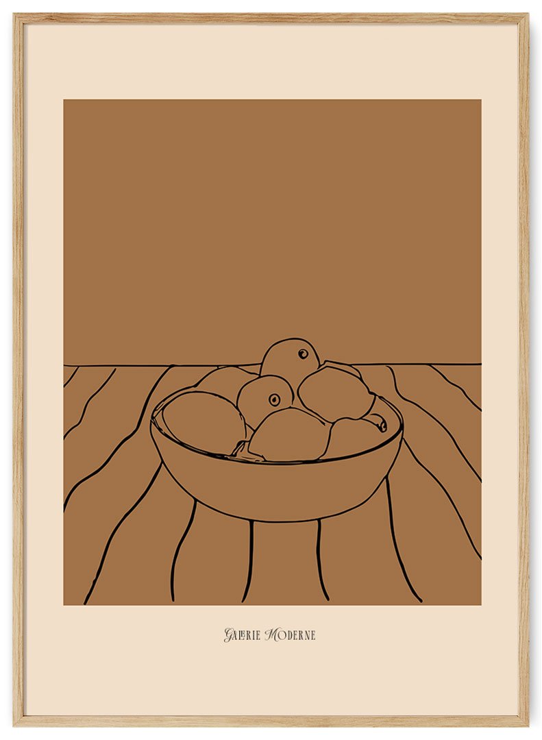 vaisiai dubenyje plakatas