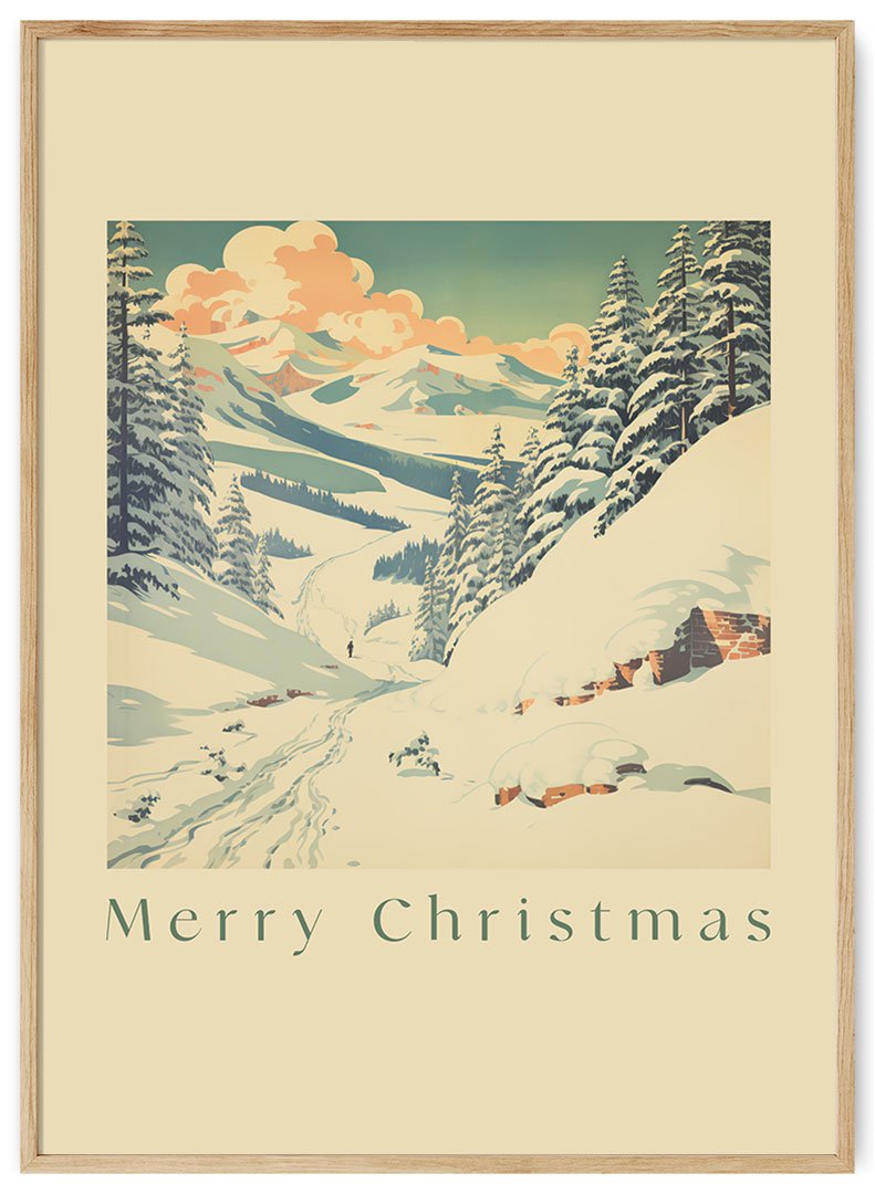 apsnigta kalnuose plakatas