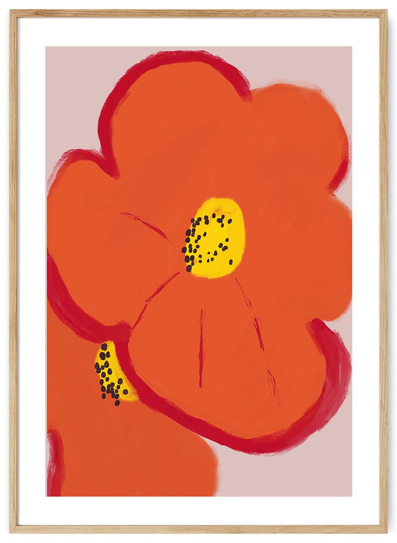 raudonos geles plakatas