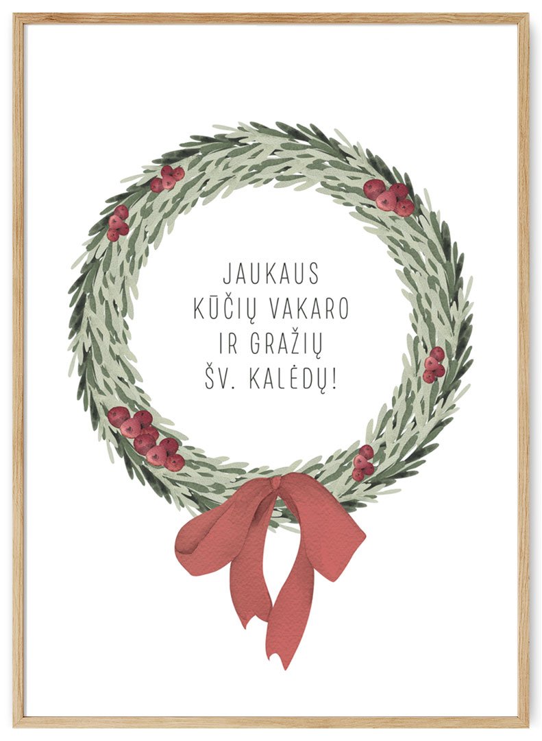 kaledinis vainikas plakatas