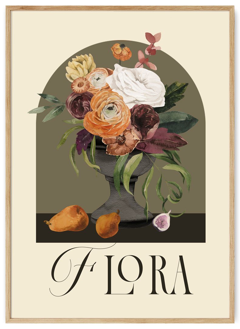 puokste vazoje plakatas