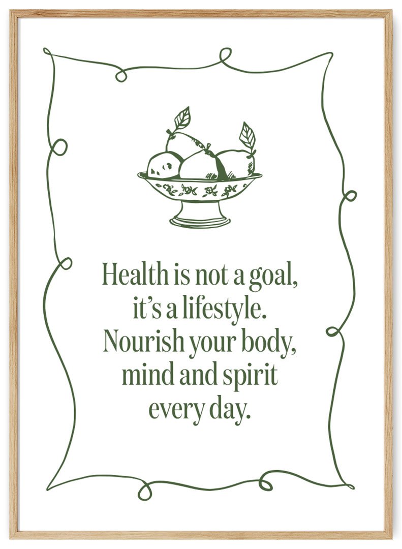 sveikata gyvenimo budas plakatas