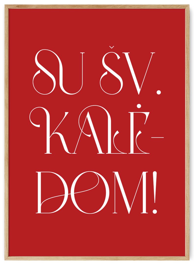 su sv kaledom plakatas