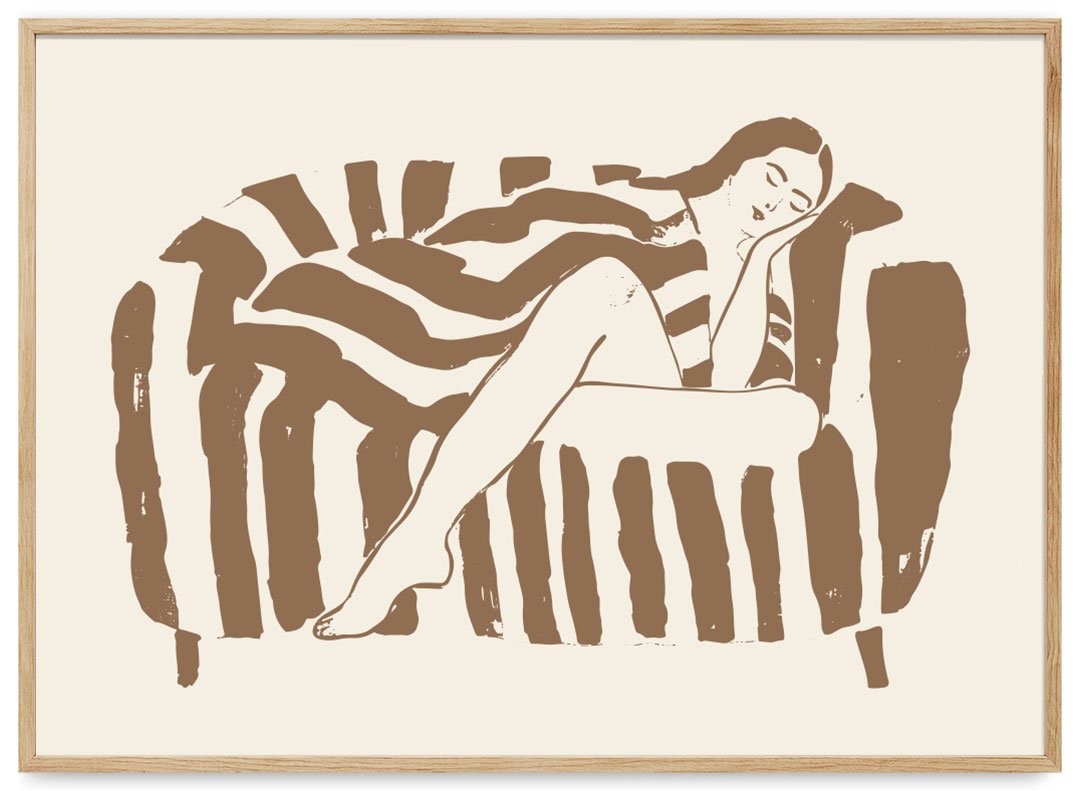 besiilsinti mergina plakatas