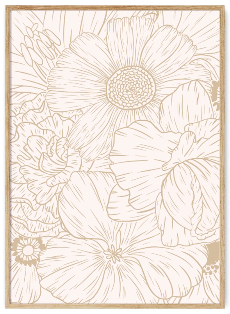 geliu ziedai plakatas