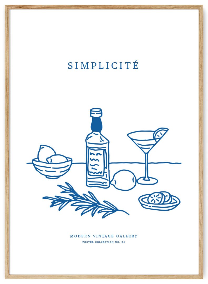 kokteilis su citrina plakatas