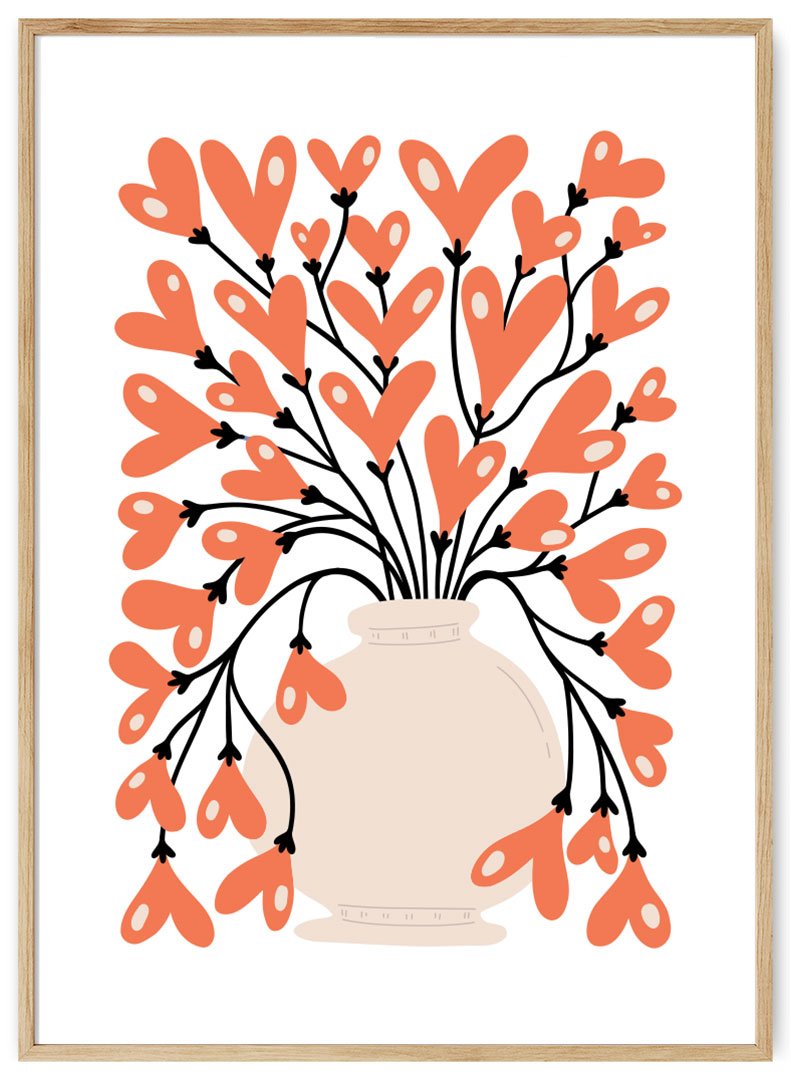 meiles puokste plakatas