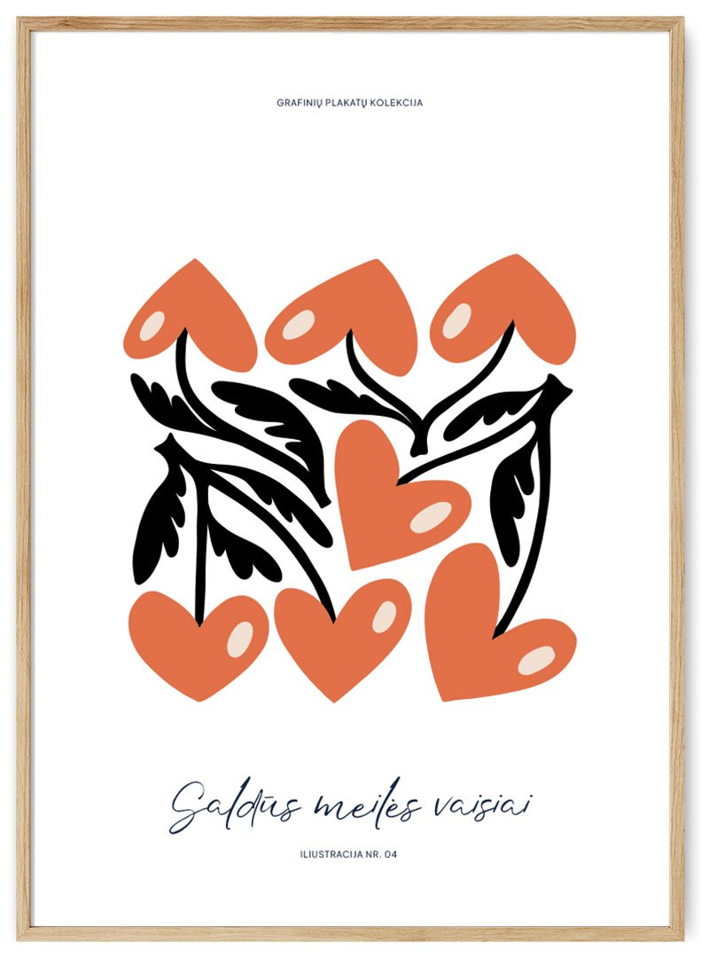 saldus meiles vaisiai plakatas