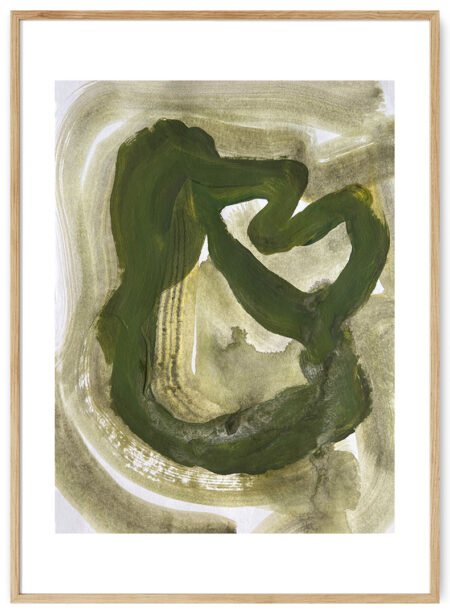 ten kur zalia plakatas