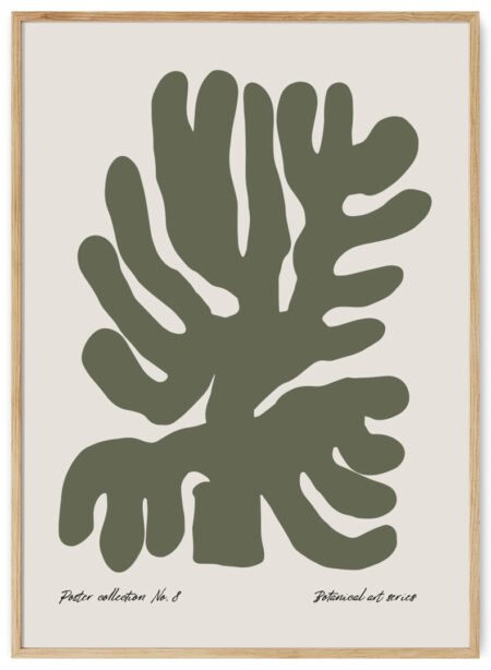 augalo charakteris plakatas