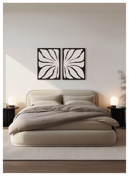 augalo ziedas plakatu rinkinys