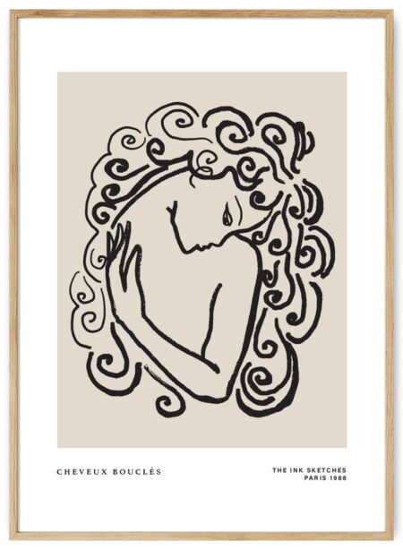 garbanoti plaukai plakatas