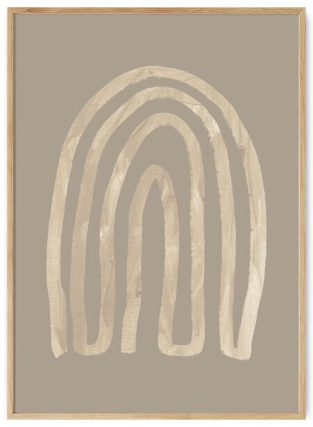 liniju arka plakatas