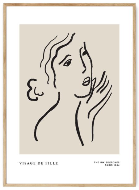 merginos veidas plakatas