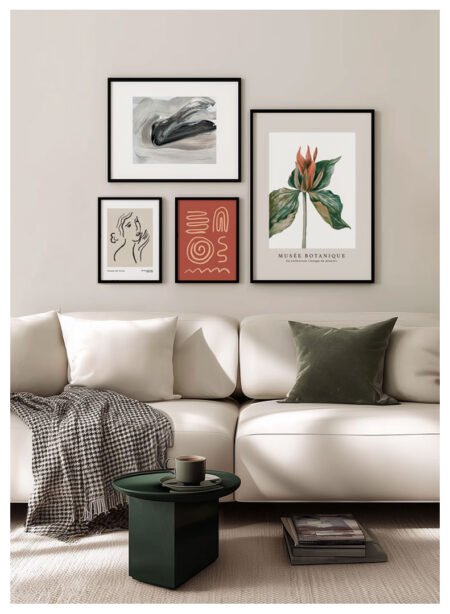 moderni estetika plakatu rinkinys