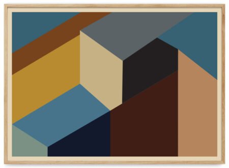 moderni geometrija plakatas