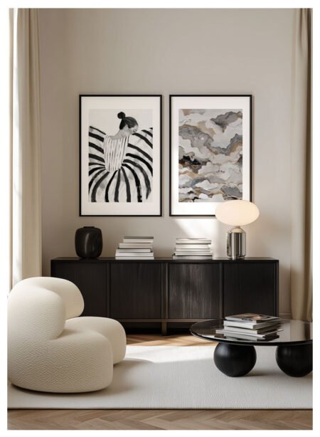 elegancijos ritmu plakatu rinkinys