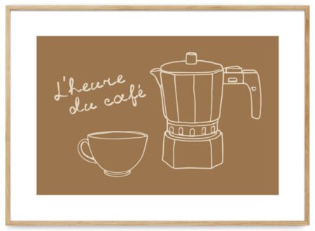 laikas kavai plakatas