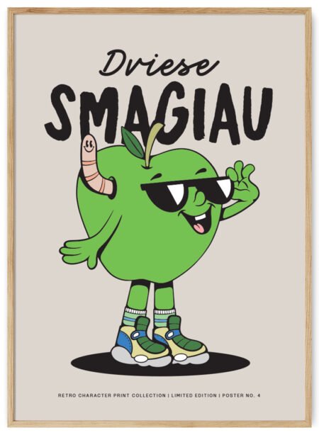 dviese smagiau plakatas