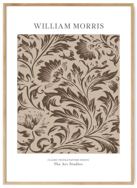 augalinis ornamentas plakatas