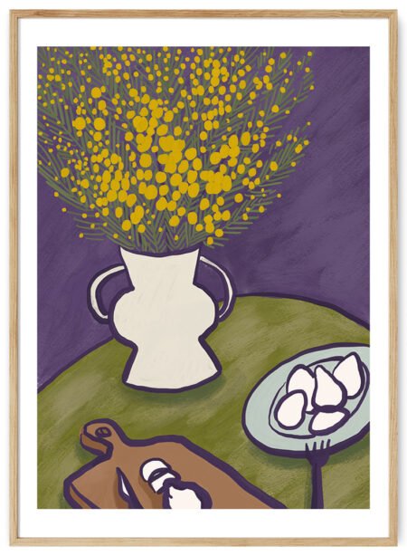 geles ant stalo plakatas