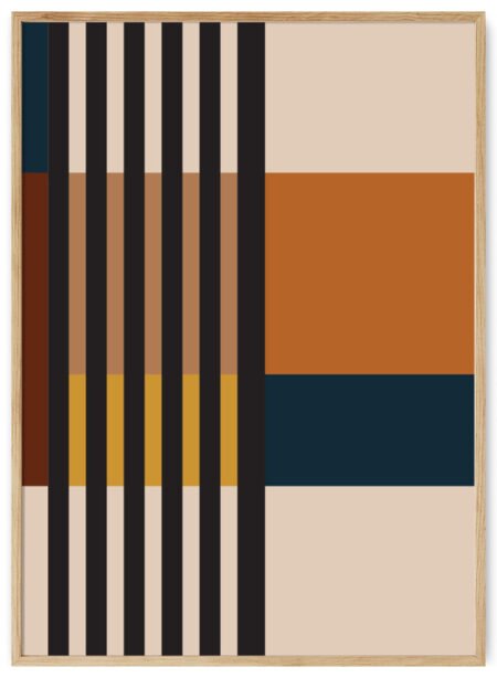 spalvu ritmas plakatas