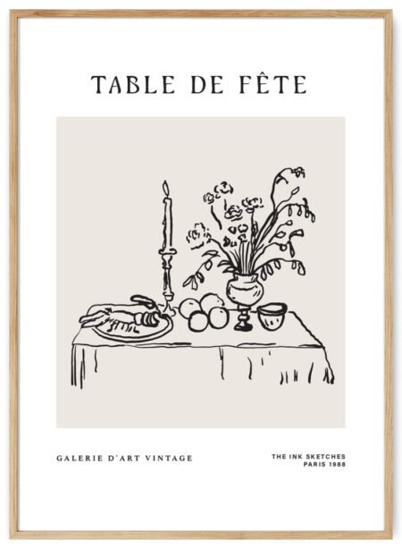 svenciu stalas plakatas